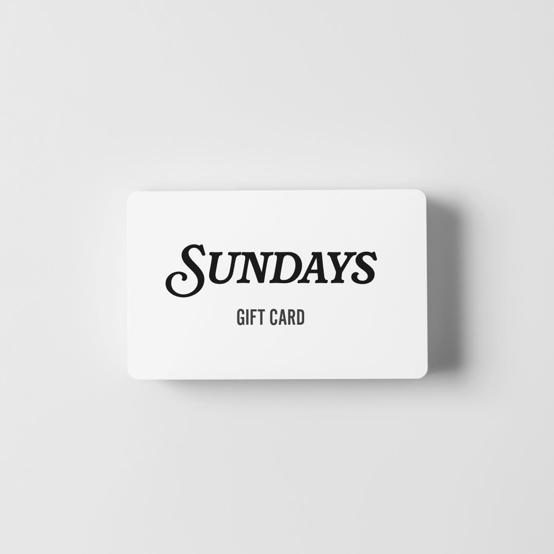 Sundays gift card