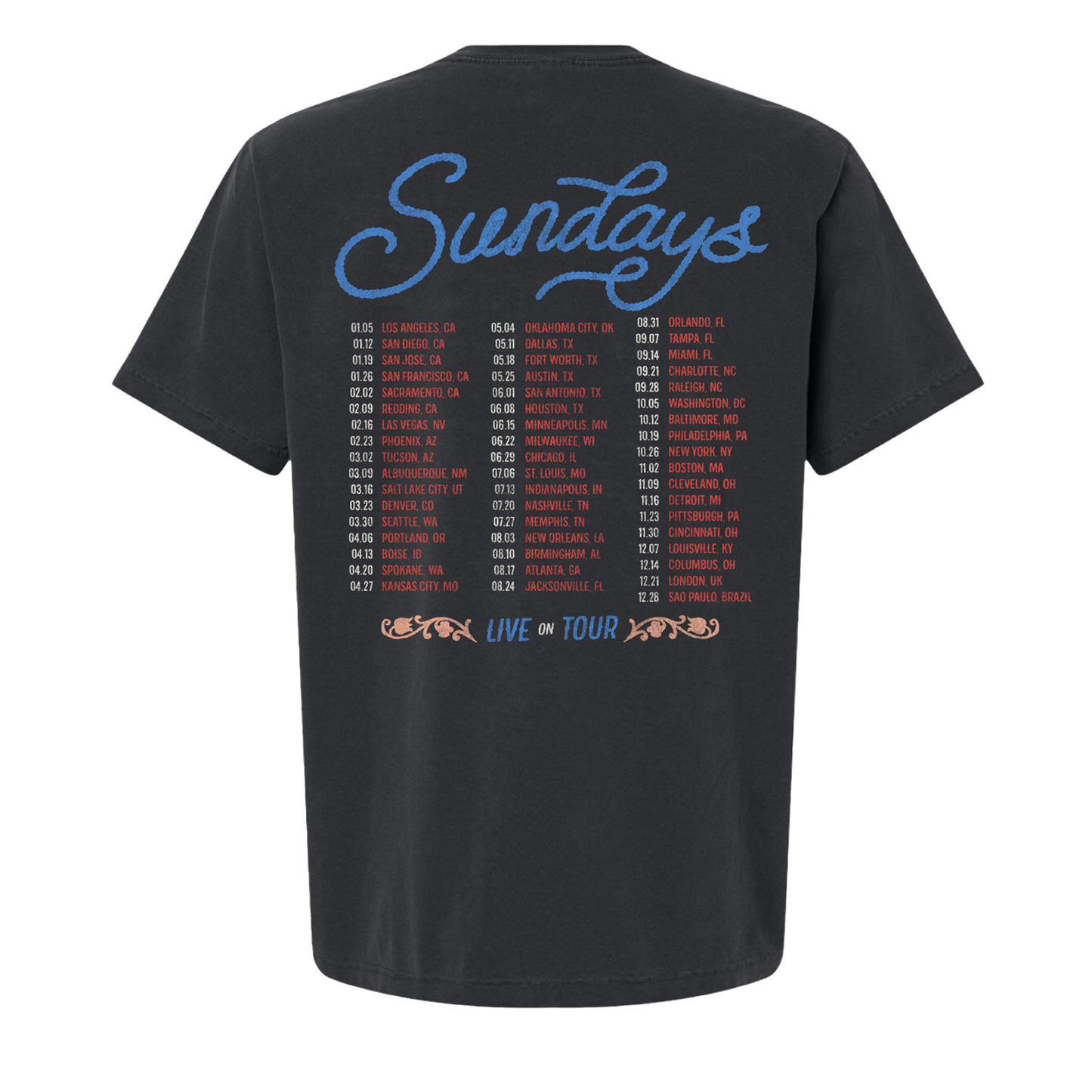 rope tour tee